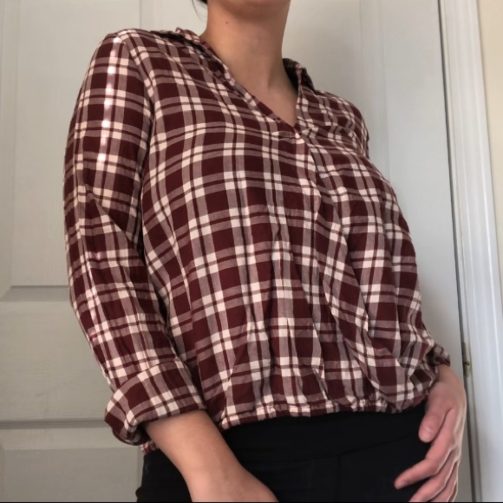Madewell Flannel Blouse